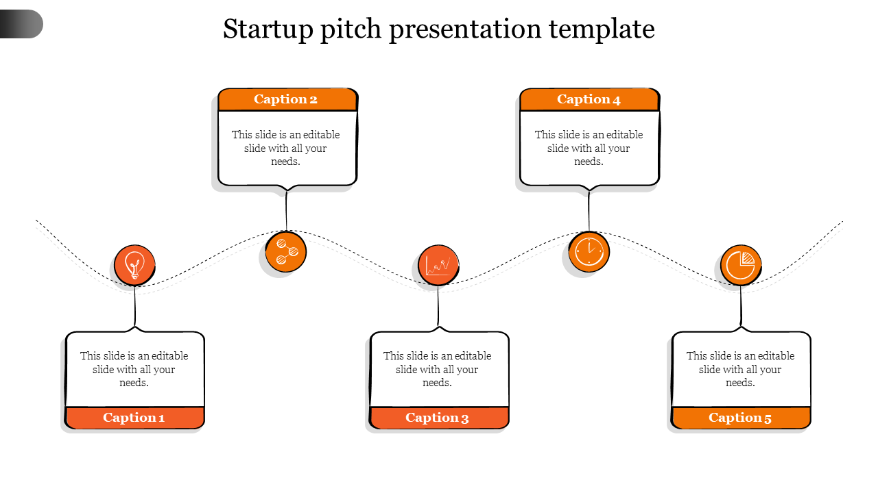 Free - Stunning Startup Pitch Presentation Template Design